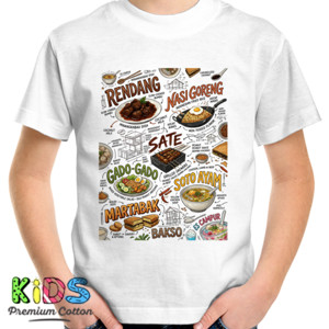 Kaos Kaos Kuliner Nusantara Indonesian Food