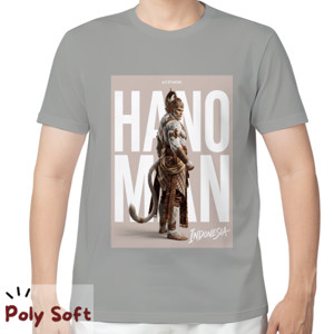 Kaos Kaos Hanoman Poly Soft Grey T-Shirt