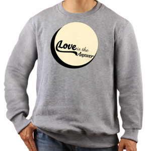 Jaket Sweater Love is the answer