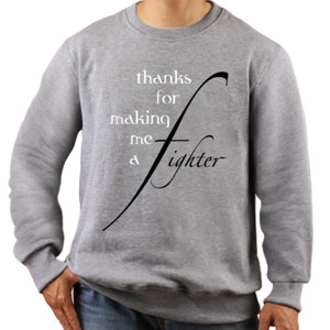 Jaket Sweater FIGHTER lyrics - RwB