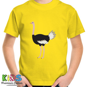 Kaos Kaos Anak Gambar Ostrich