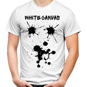 Kaos Custom Desain White Canvas - Customic47