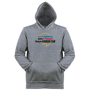 Jaket Hoodie bukan konsultan