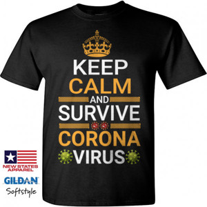 Kaos keep calm and survive corona virus hy63
