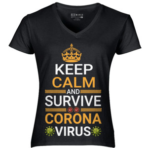Kaos keep calm and survive corona virus hy63