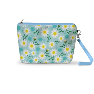 Pouch Trapesium Daisy Mint