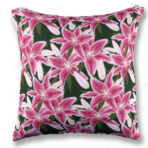 Bantal Pink Lily