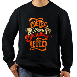 Jaket Sweater Coffe makes better hs72