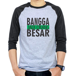 Kaos Raglan Gemuk bangga Jadi Besar