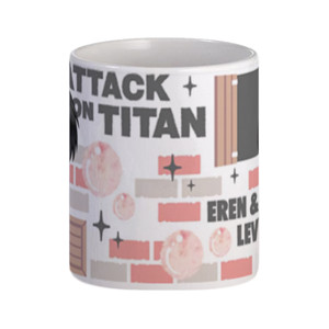 Mug Mug Anime - Attack on Titan Eren & Levi Cleaning