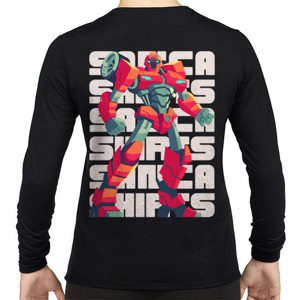 Kaos Pria Sancashirt - Red Robot