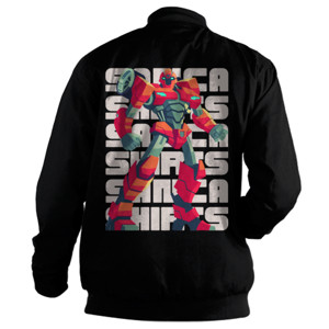 Jaket Bomber Pria Sancashirt - Red Robot