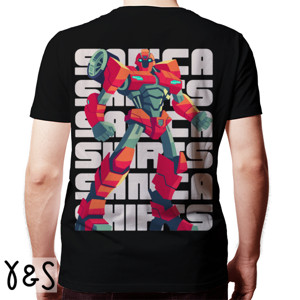 Kaos Pria Sancashirt - Red Robot