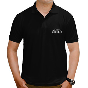 Kaos Polo Logo SaeClothID Putih