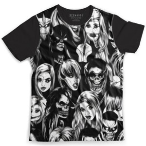 Kaos Fullprint Creepy 4