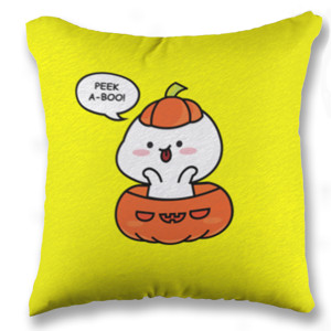 Bantal Peek a boo! Udah nggak sabar Halloween ya!