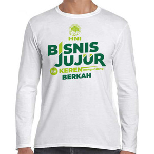 Kaos Lengan Panjang HNI Bisnis Jujur