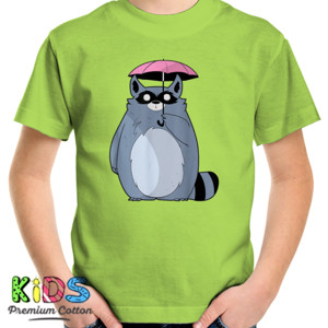 Kaos Raccoon lucu