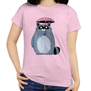 Kaos Raccoon lucu
