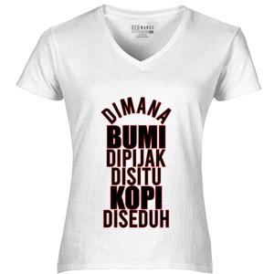 Kaos Dimana Bumi Dipijak Disitu Kopi Diseduh