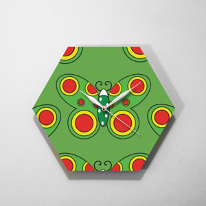 Jam Dinding Kupu-Kupu (Butterfly)