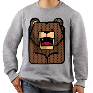 Jaket Sweater Bear.