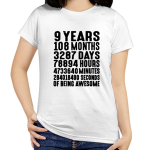 Kaos 9 Years Old 9th  3