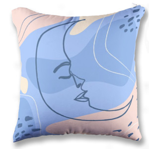 Bantal Abstract Moon