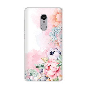 Lukisan Tema Bunga Peach Casing HP