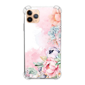 Casing HP Lukisan Tema Bunga Peach