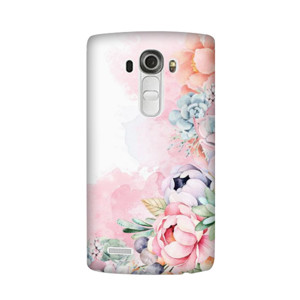 Lukisan Tema Bunga Peach Casing HP