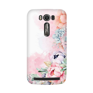 Lukisan Tema Bunga Peach Casing HP