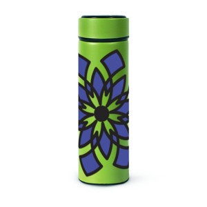 Botol Tumbler Bunga Biru (Blue Flower)