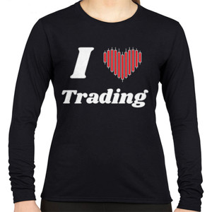 Kaos Kaos Forex - I Love Trading M36 Kaos Distro