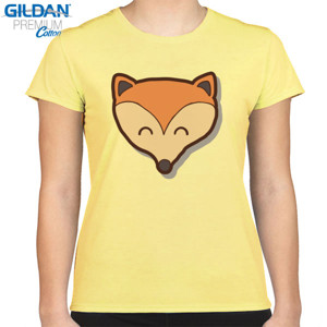 Kaos Rubah lucu, binatang hutan