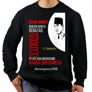 Jaket Sweater Kaos Asian games 