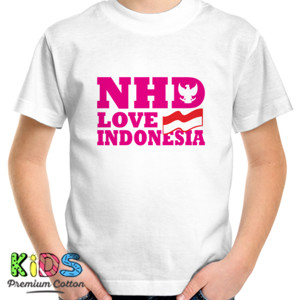 Kaos NHD LOVE INDONESIA Pink