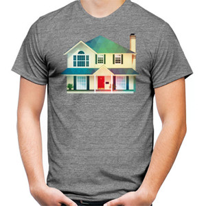 Kaos My Cute Elegant House - Kaos Rumahku Keren