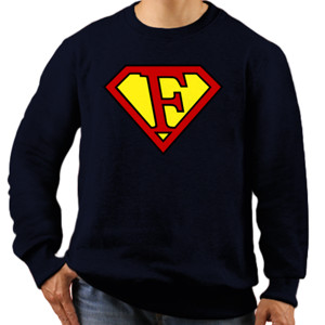 Jaket Sweater F Letter Superman