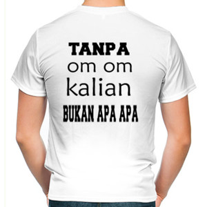 Kaos baju kata kata lucu