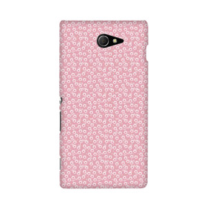 Pink and white flower pattern Casing HP