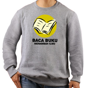 Jaket Sweater Baca Buku