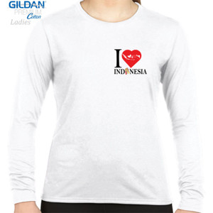 Kaos # i Love Indonesia