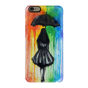 Woman In Rain Hardcase  Casing HP