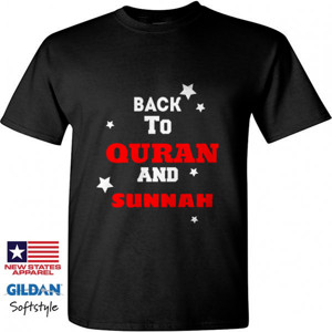 Kaos Short Sleeve Pria Back to quran and sunnah