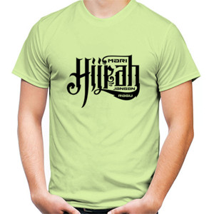 Kaos Mari Hijrah Jangan ragu