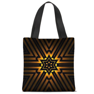 Tas Tote Fullprint Tas Tote Fullprint Premium Gold Star