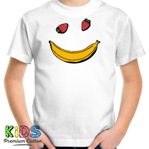 Kaos Banana and Straberry Face