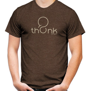 Kaos thnk RM brown shirt_logo1