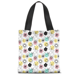 Tas Tote Fullprint FLOWER
